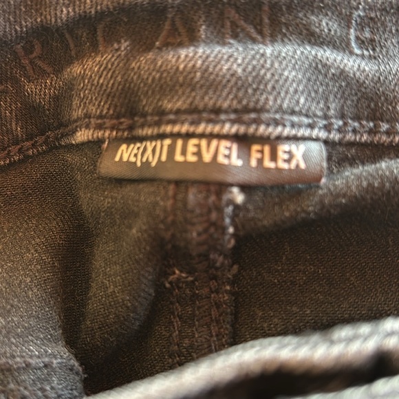 American Eagle Next Level Flex Men's Black Denim Stacked Skinny Jeans - Picture 8 of 10